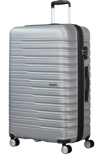 Mala de Viagem Grande 78cm Expansível 4 Rodas Céu Prata