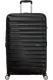 Mala de Viagem Grande 78cm Expansível 4 Rodas Preto Sombra