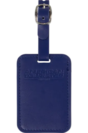 Etiqueta de Viagem Azul-Escuro