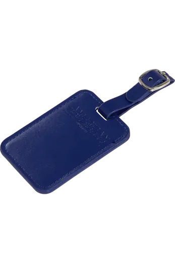 Etiqueta de Viagem Azul-Escuro