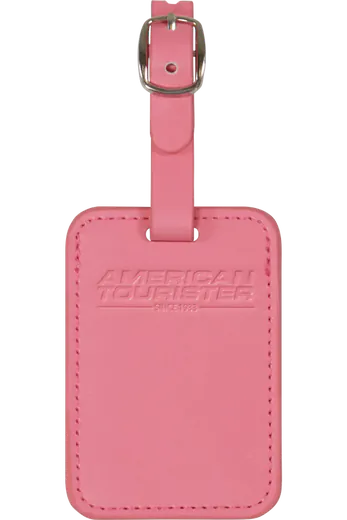 Etiqueta de Viagem Rosa Glitch