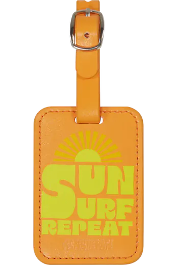 Etiqueta de Viagem Sun Surf Repeat