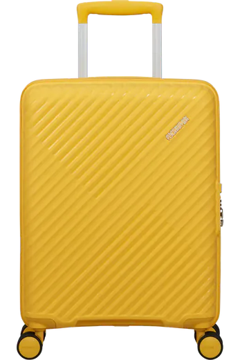 Mala de Cabine 55cm 4 Rodas Amarelo Digital