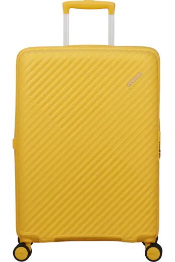 Mala de Viagem Média 68cm Expansível 4 Rodas Amarelo Digital