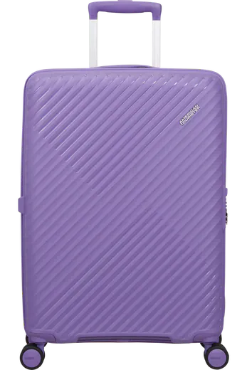 Mala de Viagem Média 68cm Expansível 4 Rodas Roxo Pulse