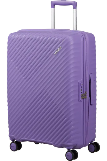 Mala de Viagem Média 68cm Expansível 4 Rodas Roxo Pulse