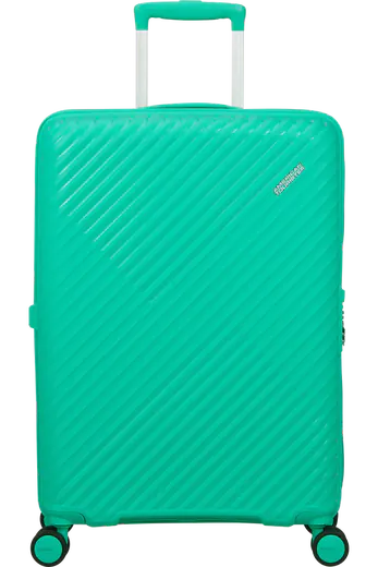 Mala de Viagem Média 68cm Expansível 4 Rodas Aqua Cyber