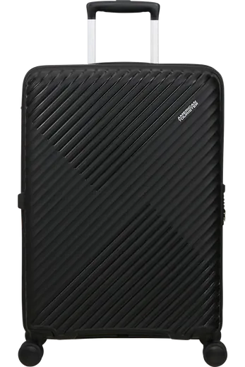 Mala de Viagem Média 68cm Expansível 4 Rodas Preto Code