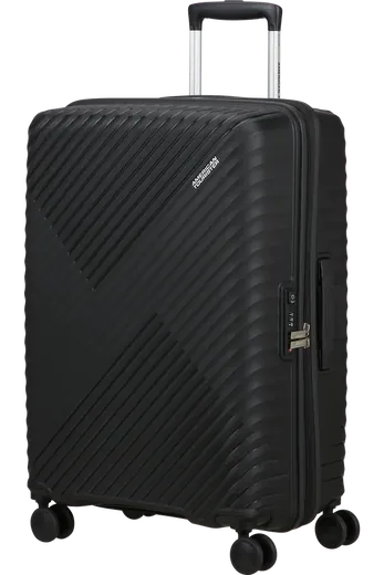 Mala de Viagem Média 68cm Expansível 4 Rodas Preto Code