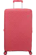Mala de Viagem Grande 78cm Expansível 4 Rodas Rosa Glitch