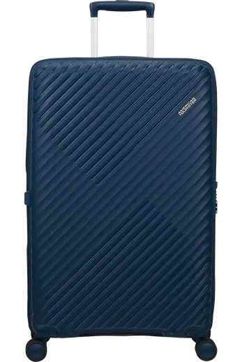 Mala de Viagem Grande 78cm Expansível 4 Rodas Azul Darkwave