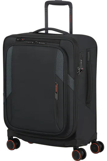 Mala de Cabine 55cm Expansível 4 Rodas Preto