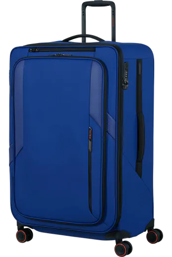 Mala de Viagem Grande 78cm Expansível 4 Rodas Azul Elétrico