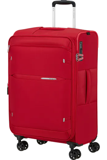 Mala de Viagem Média 68cm Expansível 4 Rodas Vermelho