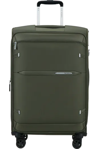 Mala de Viagem Média 68cm Expansível 4 Rodas Verde Escuro