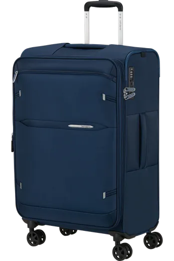 Mala de Viagem Média 68cm Expansível 4 Rodas Azul Marinho