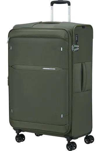 Mala de Viagem Grande 78cm Expansível 4 Rodas Verde Escuro