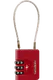 Cadeado com Cabo de Aço Vermelho - Cadeado com Cabo de Aço Vermelho - Acessórios de Viagem | Samsonite