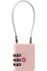 Cadeado com Cabo de Aço Rosa