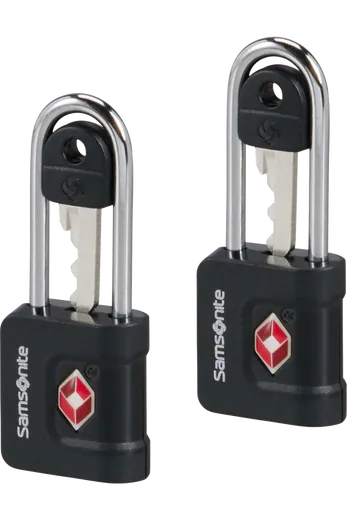 Conjunto Cadeados com Chave Preto