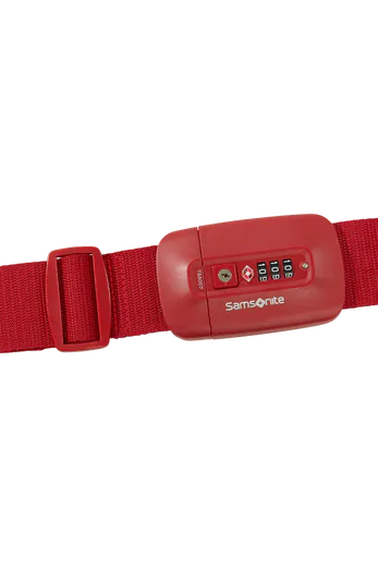 Cinta para Mala de Viagem TSA Vermelho