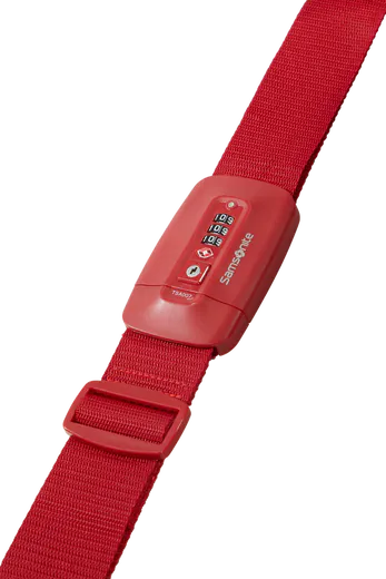 Cinta para Mala de Viagem TSA Vermelho