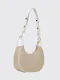 Mala de Ombro/Tiracolo Logo Bege/Branca - Liu Jo | Mala de Ombro/Tiracolo Logo Bege/Branca | Misscath