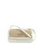 Mala de Tiracolo Logo Bege/Branca - Liu Jo | Mala de Tiracolo Logo Bege/Branca | Misscath