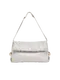 Mala de Ombro Média Entrançada Branca