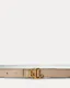 Cinto M Oval Logo Reversível Branco/Bege - 2 cm - Ralph Lauren | Cinto M Oval Logo Reversível Branco/Bege | Misscath