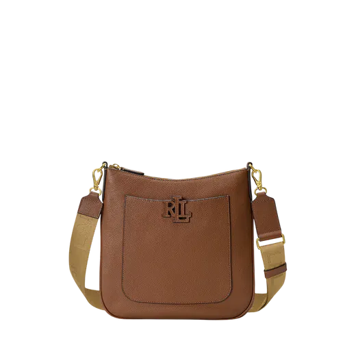 Mala Tiracolo Cameryn Pebbled Castanha