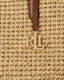 Mala de Ombro Grande Lainey em Palha de Croché Bege - Ralph Lauren | Mala de Ombro Grande Lainey em Palha de Croché Bege | Misscath