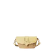 Mala de Ombro Lynden Pequena em Palha e Pele Amarela - Ralph Lauren | Mala de Ombro Lynden Pequena em Palha e Pele Amarela | Misscath
