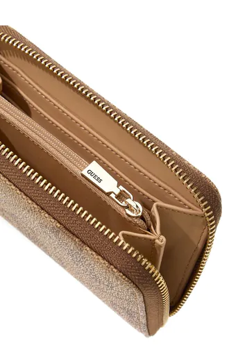 Carteira Média Janie Logo Castanha