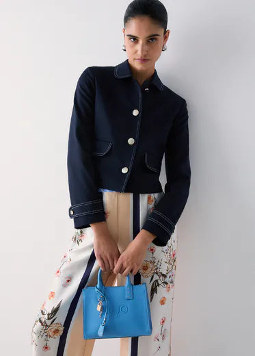 Mala de Mão Pequena Azul