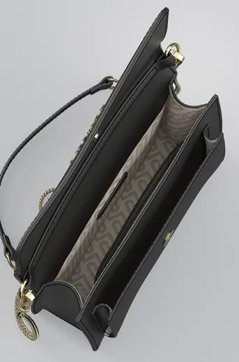 Mala de Tiracolo Média Preta