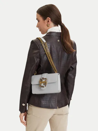 Mala de Ombro/Tiracolo Iconic Snakes Cinzenta