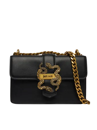 Mala de Ombro/Tiracolo Iconic Snakes Preta