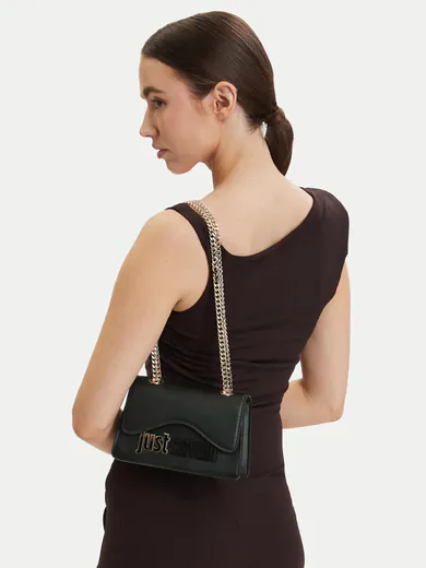 Mala de Ombro/Tiracolo Just Cavalli Preta