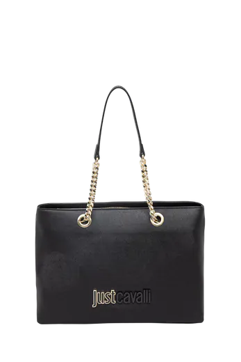 Mala de Ombro/Shopper Just Cavalli Preta