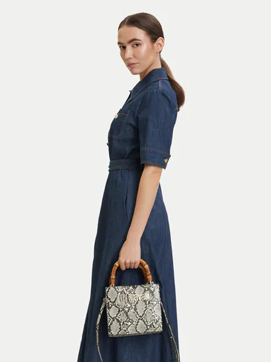 Mala de Mão Pequena com pormenor Padrão Cobra