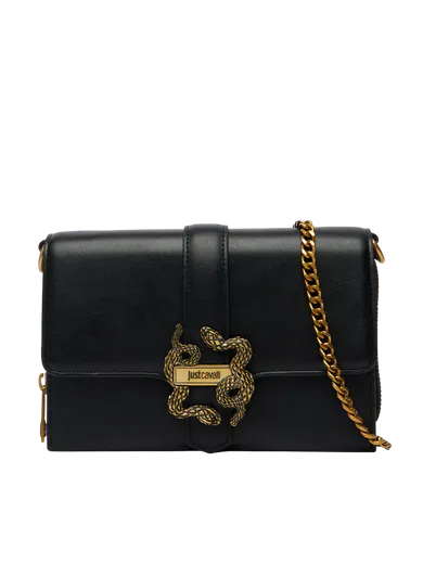 Mala de Tiracolo Iconic Snakes Preta