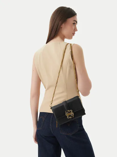 Mala de Tiracolo Iconic Snakes Preta