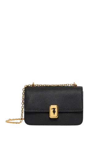 Mala de Tiracolo Pequena Cameo Preta