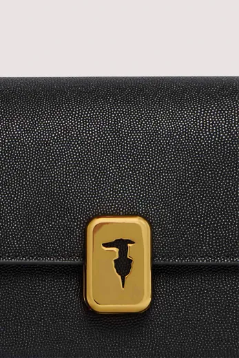 Mala de Tiracolo Pequena Cameo Preta