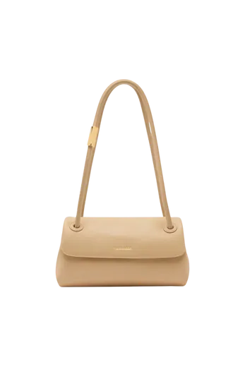 Mala de Ombro Mini Orbita Bege