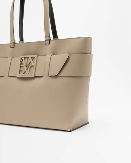 Mala Shopper Armani Exchange Bege