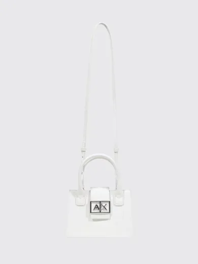 Mala Shopper Pequena Fibbia Branca