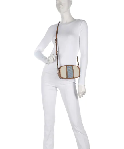 Mala de Tiracolo Castanha/Azul