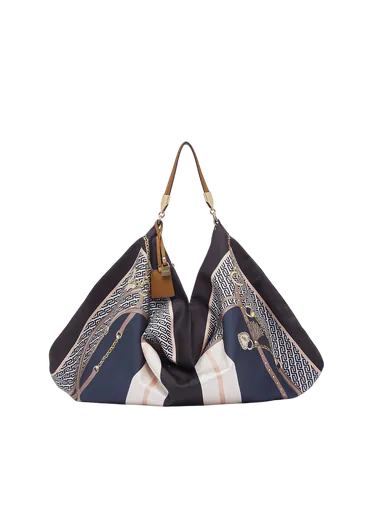 Mala Shopper Média Azul